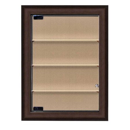 United Visual Products Outdoor Enclosed Combo Board, 42"x32", White Frame/Green & Forbo UVCB4232ODW-GREEN-FORBO
